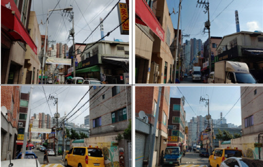 공중케이블 정비 전 후 사진 비교. 과학기술정보통신부 제공